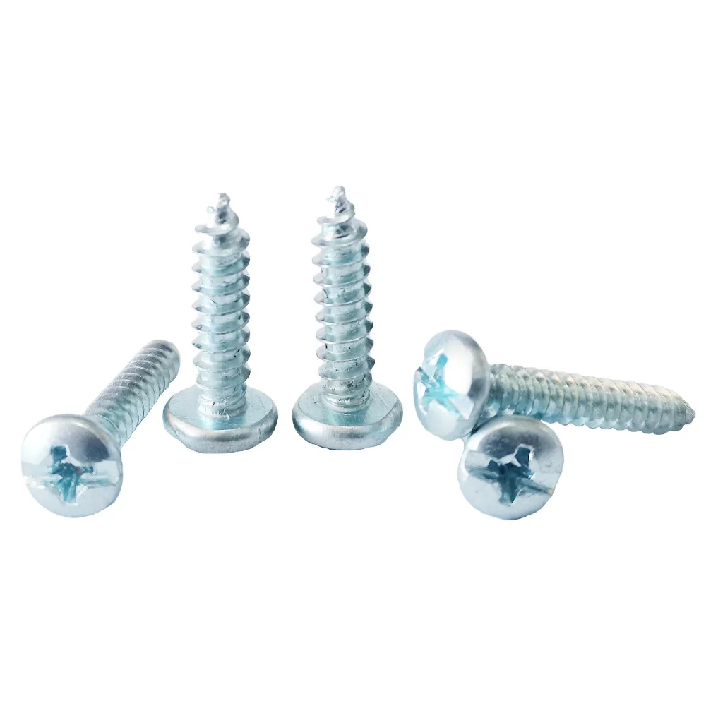 M0.8 M1 M1.2 M1.4 M1.7 M2 M2.3 M2.6 M3 PA Phillips Micro Laptop Screws Pan Head Self-tapping Electronic Small Wood Screws