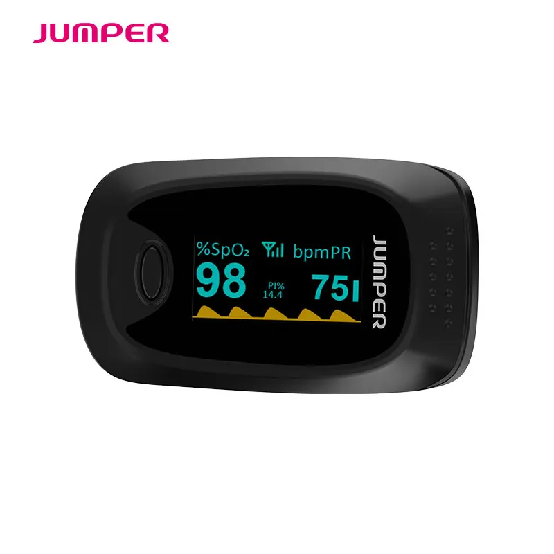 Jumper JPD-500D (OLED) 4G Oxy Meter Fingertip Pulse Oximeter - High Accuracy SpO2 Monitor with OLED Display, 4G Connectivity