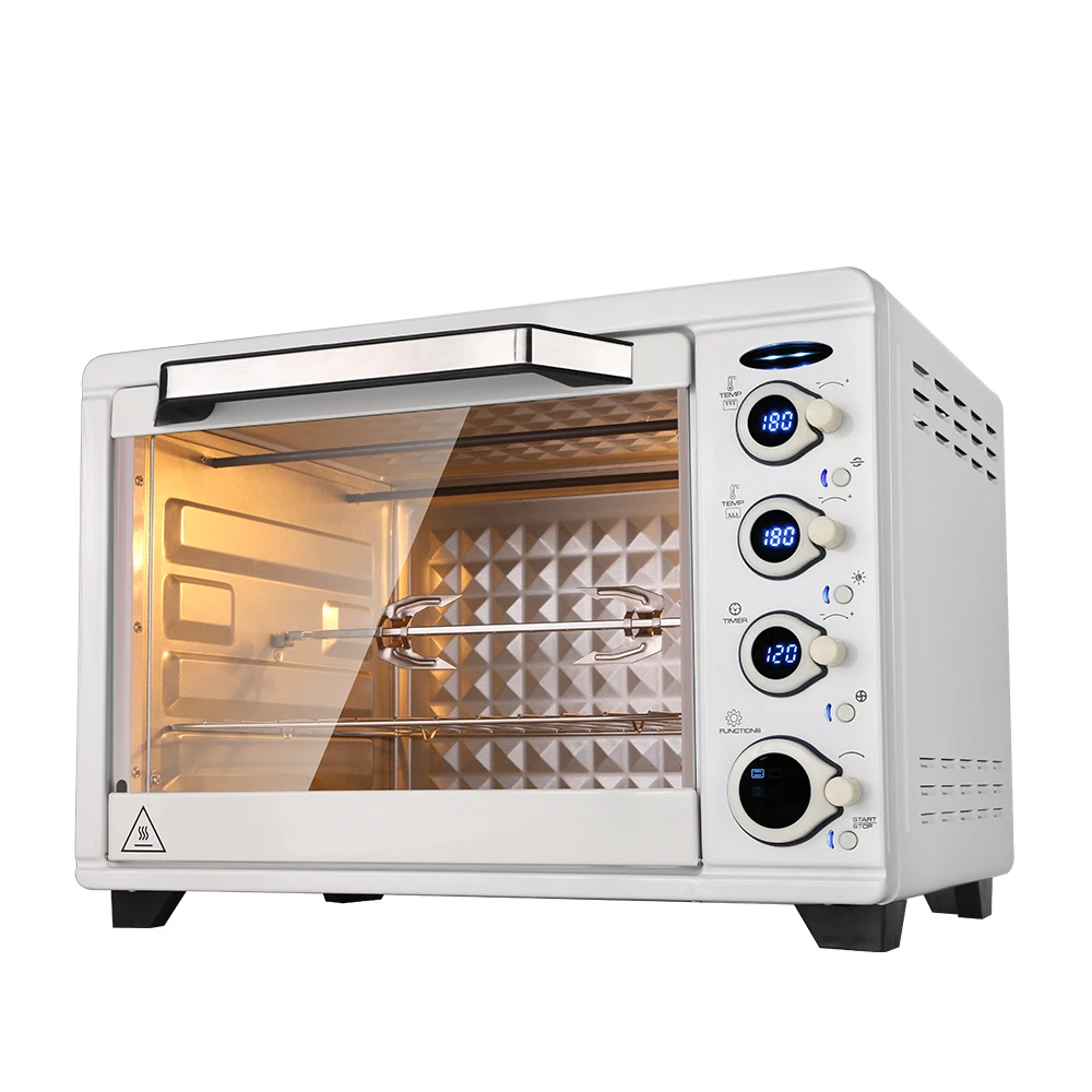 Тостер из нержавеющей стали, гриль для выпечки, Электрические духовки, 36 л, 220 В