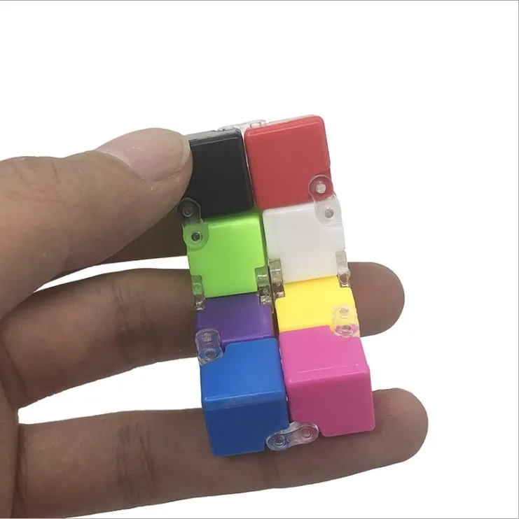 Manufacturers Wholesale Cute Mini Unique Anti Stress Adults Kids Toy Finger Fidget Toys Infinity Cube Fidget Toy