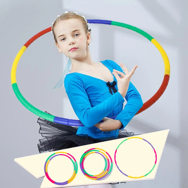 Новая Съемная детская игрушка для фитнеса, кольцо-обруч Hula для детей