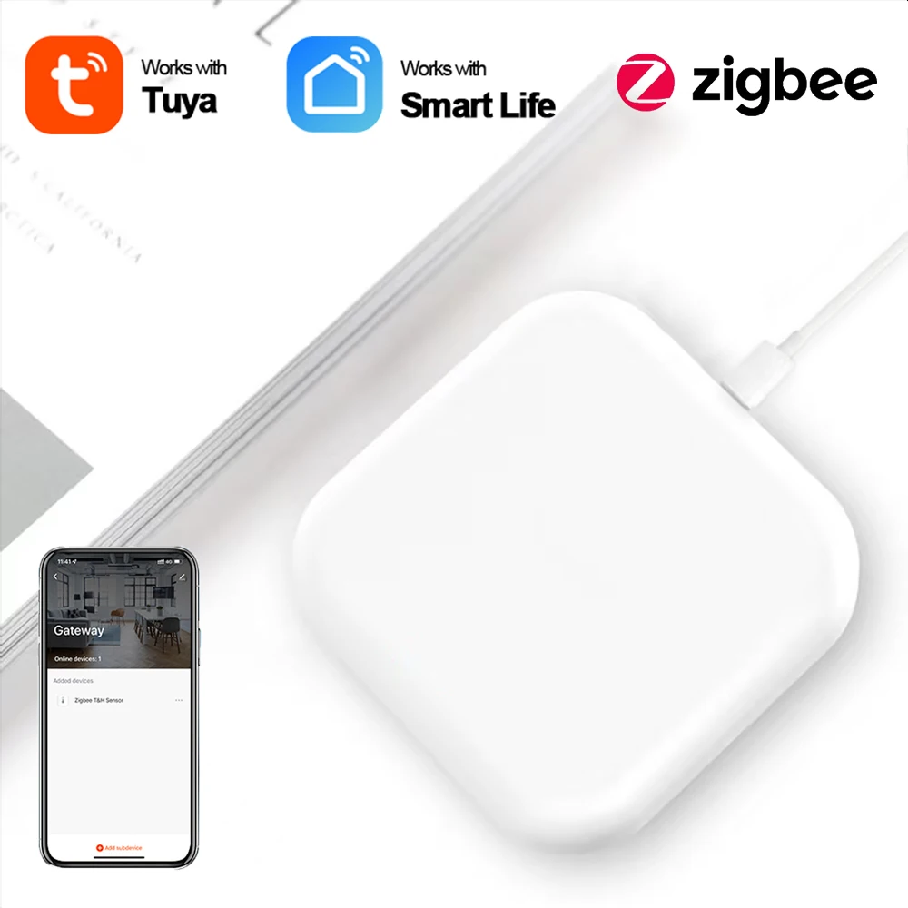 WALE Tuya Zigbee gateway Alexa google home voice control smart home Gateway hub