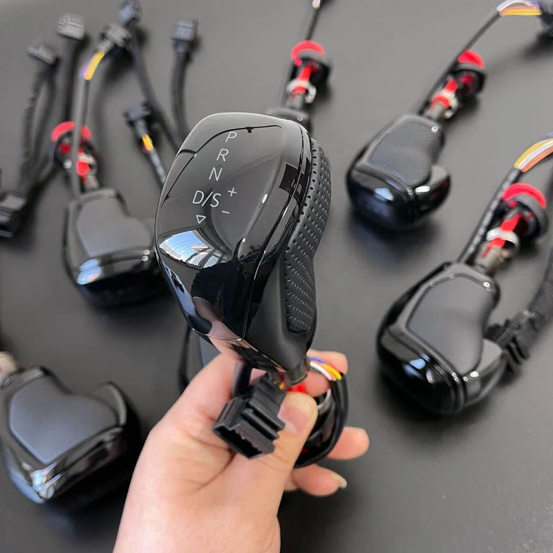 car accessories universal carbon fiber matte automatic dsg gear shift knob for golf mk5 touran polo passat