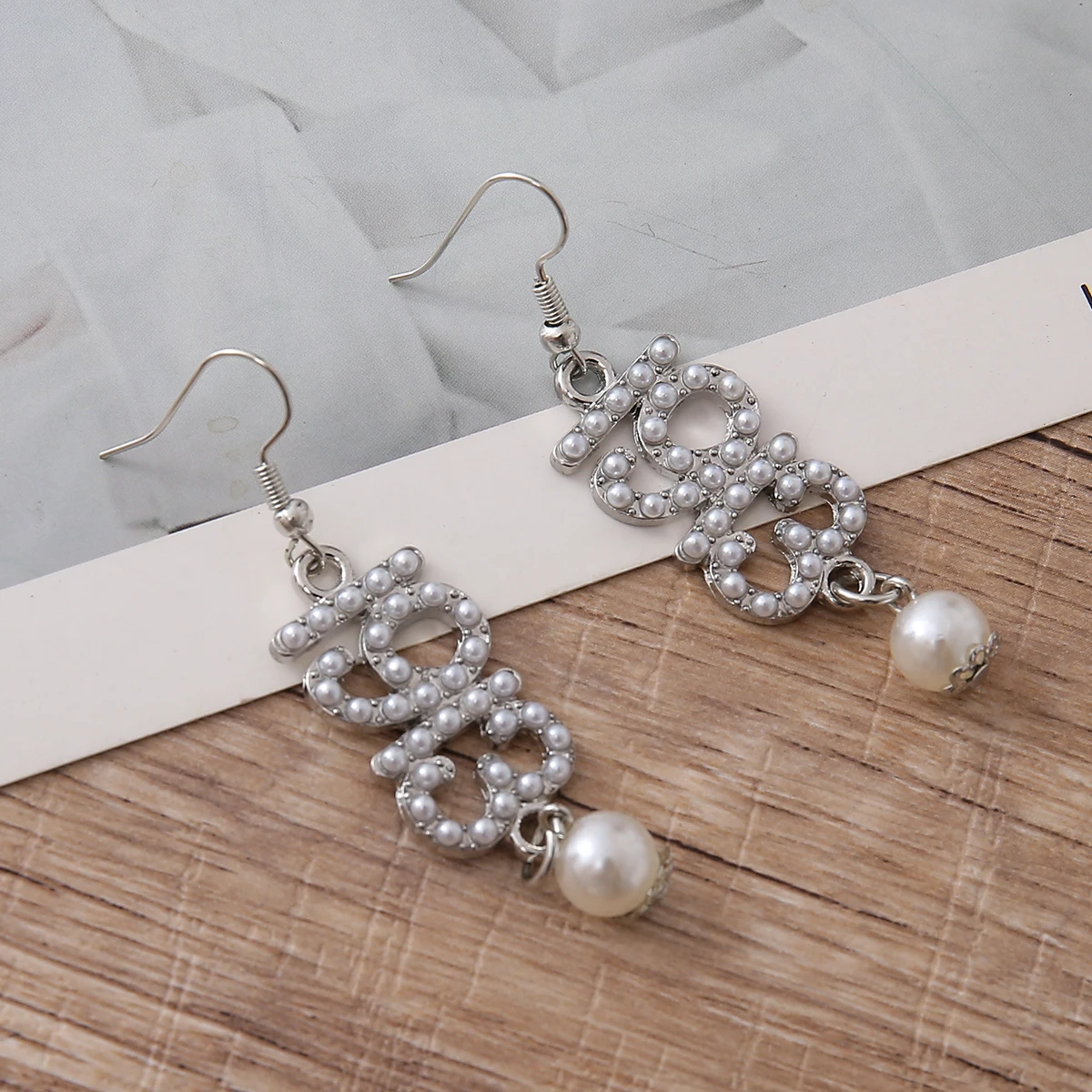 High Quality Sorority Delta Inspired Making 1913 Founding Year Charms Decorated Greek DST Necklace And Earrings Jewelry Set