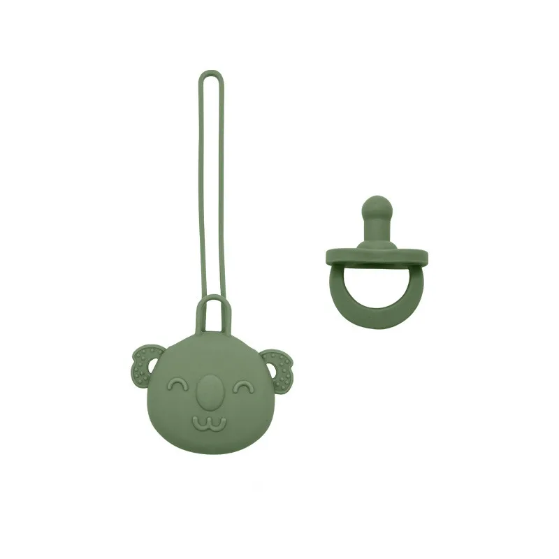 YDS Silicone Pacifier Holder Case Pacifier Cover Pouch for Baby Portable Pacifier Storage Container for Diaper Bag Stroller