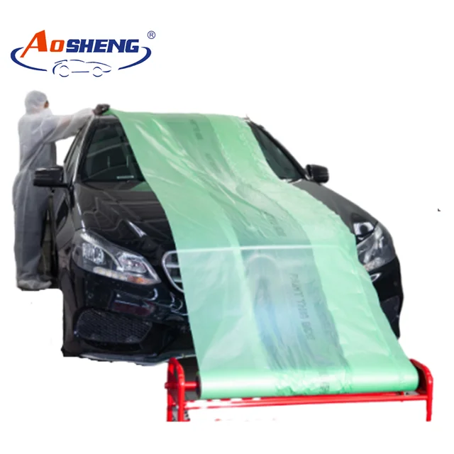 Water absorbent PE  masking film roll for car painting