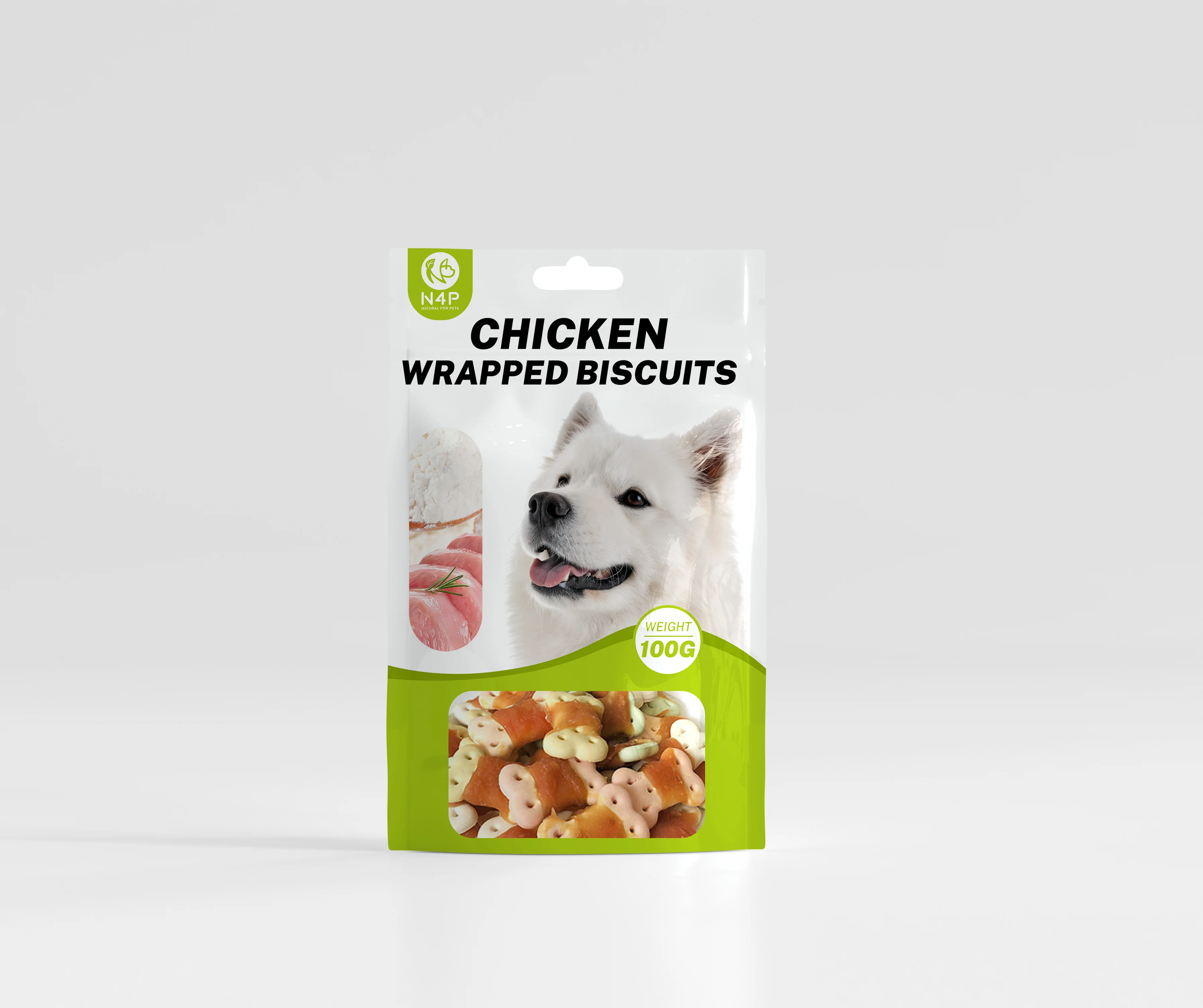 Wholesale healthy nutrition dog food high crude protein dog treat pet snacks chicken wrapped biscuits dog snack
