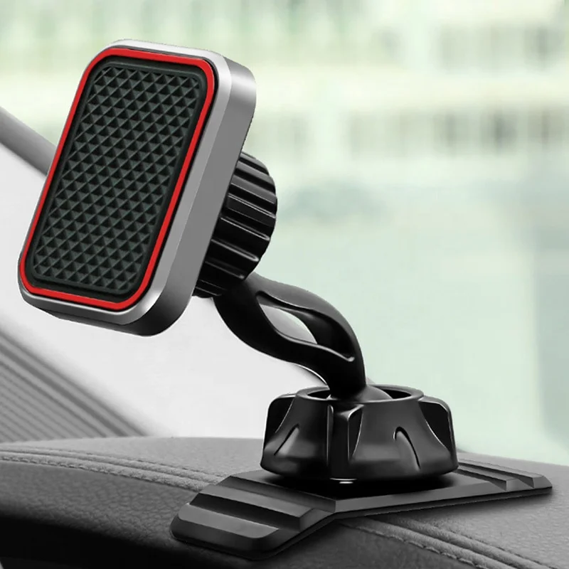 Universal 360 Rotatable Stand Mount Adjustable Magnetic Car Phone Mount Holder Magnet Vehicle Dashboard Mobile Phone Holder