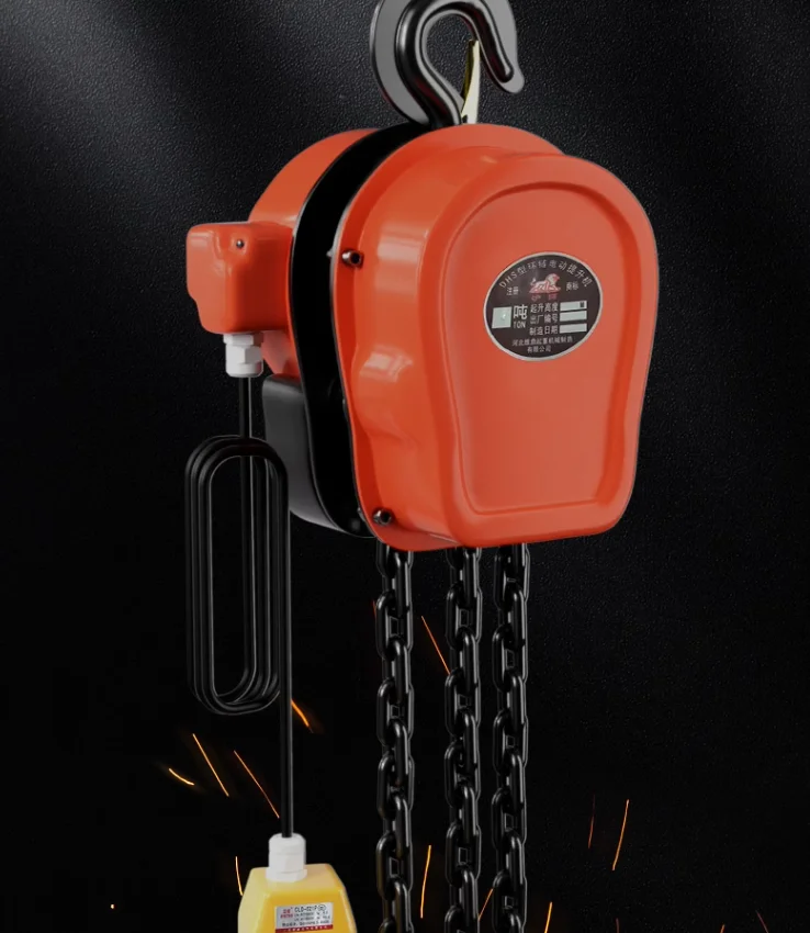Chain electric hoist lifting