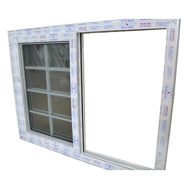  WANJIA upvc ПВХ пластиковые двойные остекленные раздвижные окна