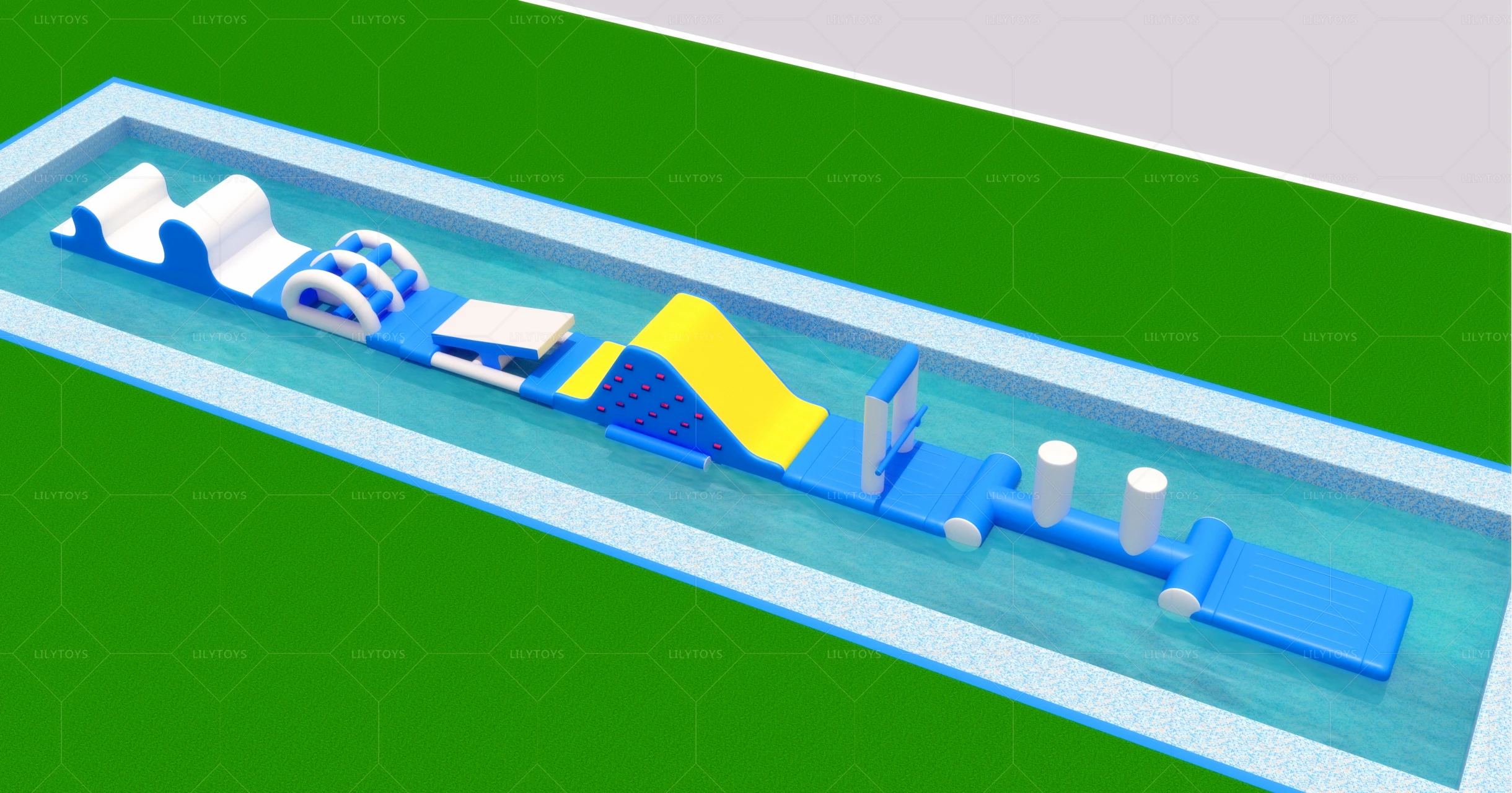 Parc Aquatique Gonflable Pour Hotels Et Stations Balnéaires Idéal Pour Les Vacances