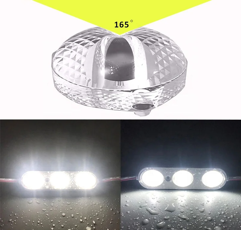 China 12v 3 Light Sign Lens Mini  METALUX 1.5w Modulo De Led Smd Led Modul Injection 2835 Led Modules