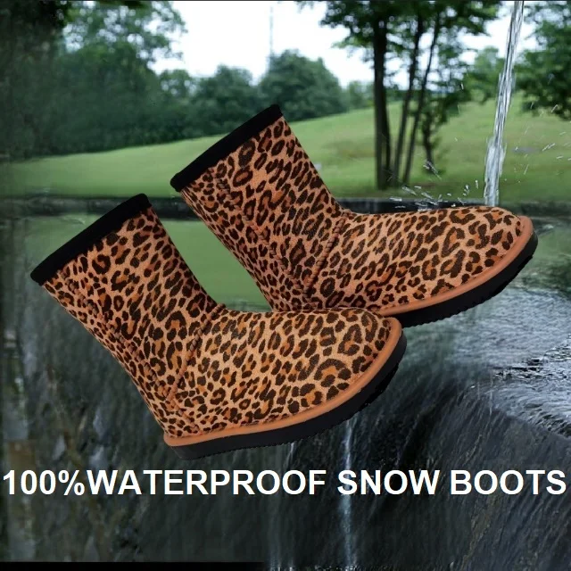 PVC TPE  Outsole  Fake Fur Lining 100% Waterproof  Snow Boots Winter Boots for Kids and Women