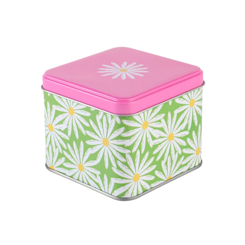 tin box custom mini jack daniel square  liquid watertight tin box