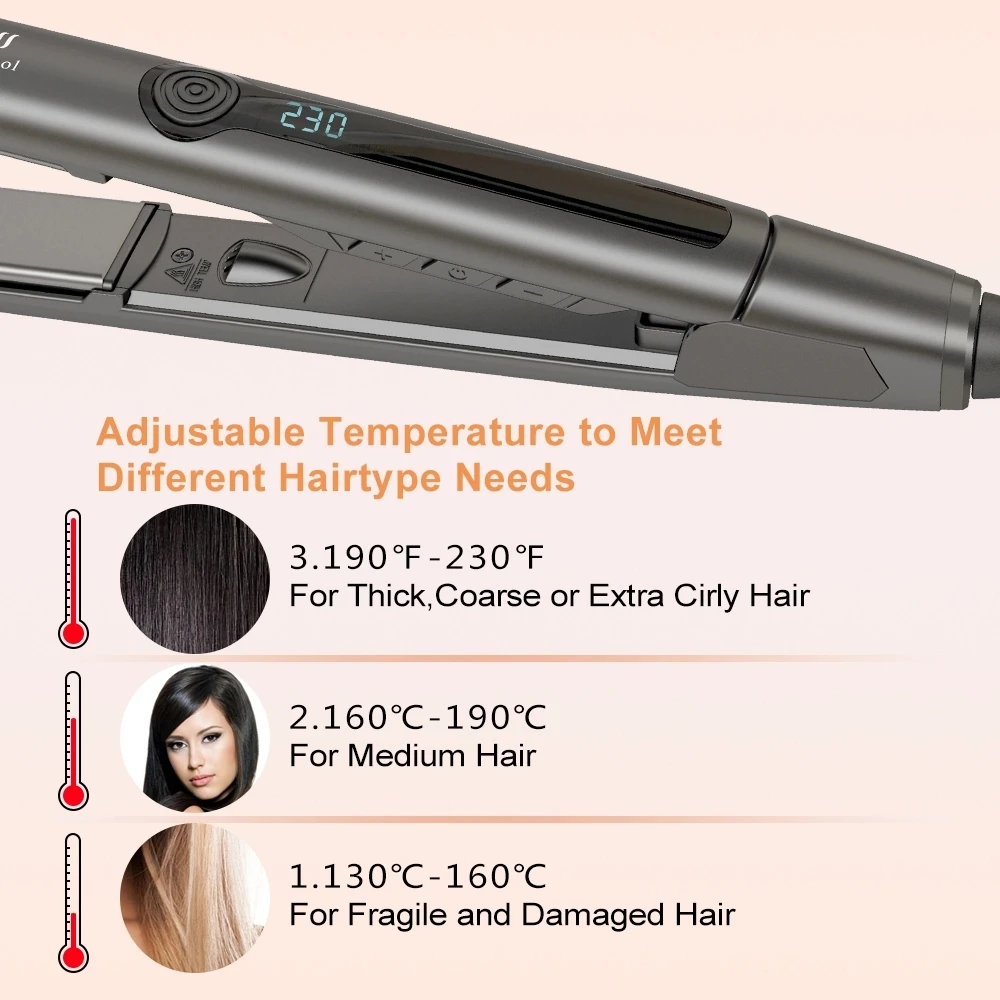 Made in China Chapinha Nano Titanium Wholesale Flat Iron, Amazon Hot sale Chapinha Nano Floating Plate Flat Irons