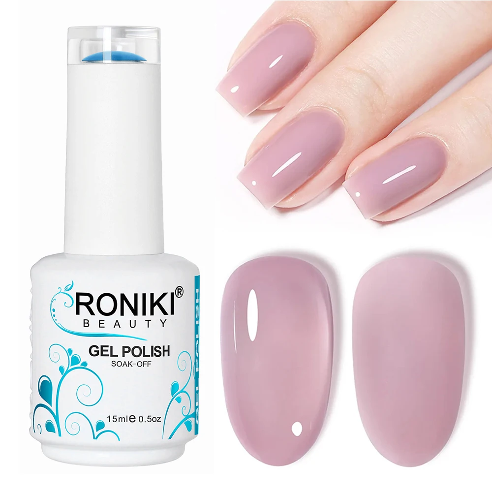 RONIKI Nail Gel Polish create your own brand Wholesale Colors Soak Off  UV Gel OEM Free HEMA Vegan Very Good Gel Nail Polish