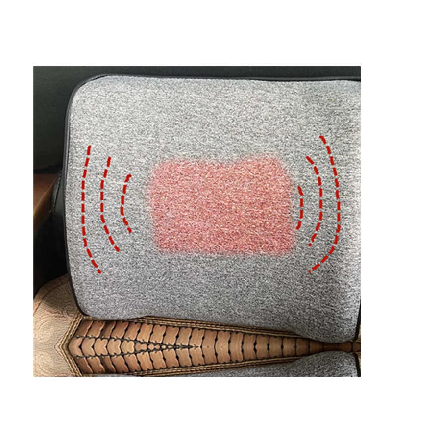 Remote control cheap electric massagers neck and back massager pain relief with vibration heat soft car seat massager pillow