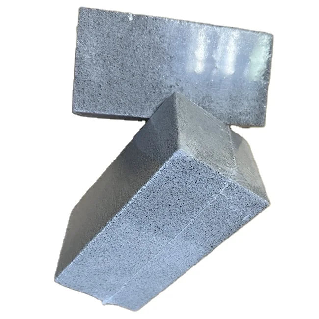Grey and white Grill griddle brick block barbecue grill cleaning brick pumice stone