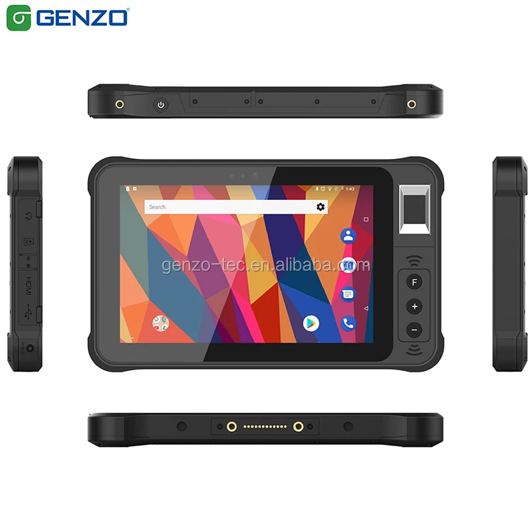
Cheapest 7 inch 1000 nits android rugged tablet with nfc UHF Industrial tablet With fingerprint And 2d barcode 