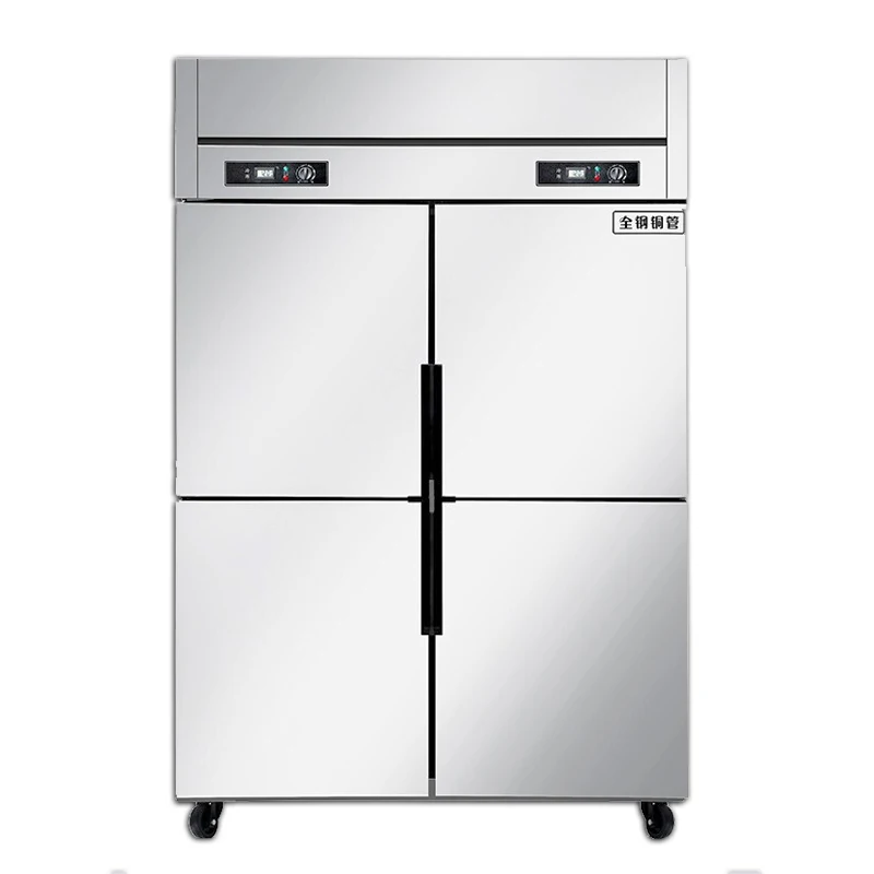 Restaurant Kitchen 4 Door 6 Door Commercial Upright Freezer Commercial Good Quality Stainless Steel Refrigerator