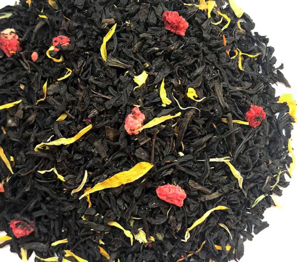 Fruits Blended  Sri Lanka Black Tea Victoria strawberry black tea in loose for tea shop