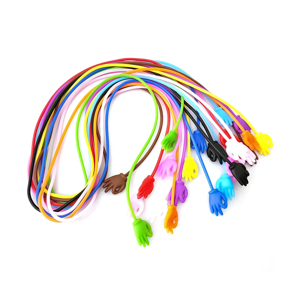 High Quality Silicone Eye Glasses Strap Anti Slip Rope Colorful Eyewear Chains Eyeglasses