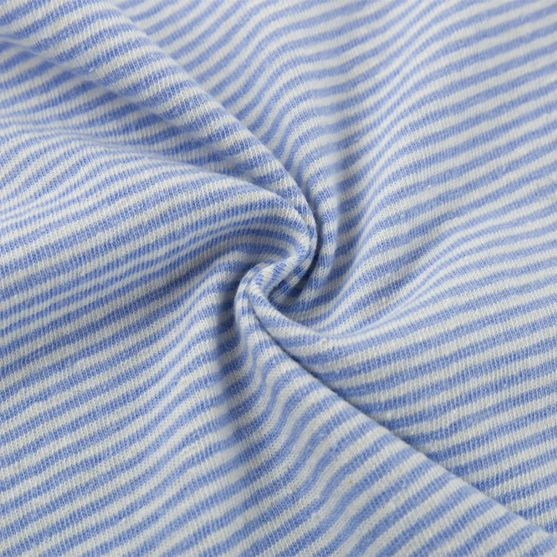 
KH005-30%hemp70%organic cotton yarn dyed striped jersey 180gsm for basic UK fashion wear t-shirt 