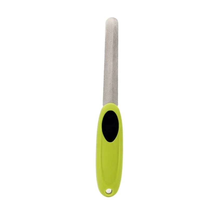 Factory Wholesale LOW MOQ Durable Plastic Handle Pet Nail File