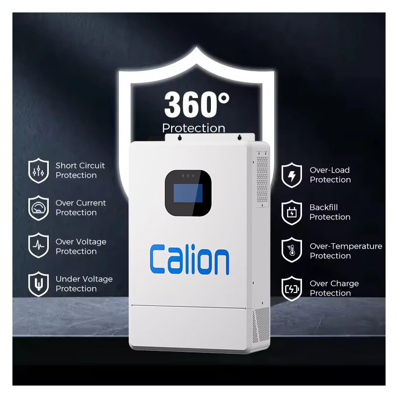 Solar Inverter Hybrid 6kw On Grid 230Vac Hybrid Inverter For Solar Energy System with WIFI Monitoring