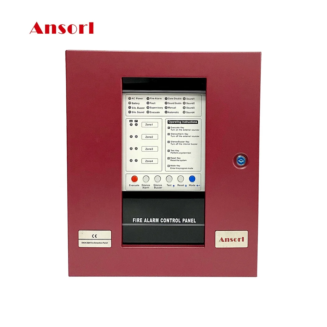 AS-BFP 4 / 8 / 16 Zones Conventional Fire Alarm Control Panel