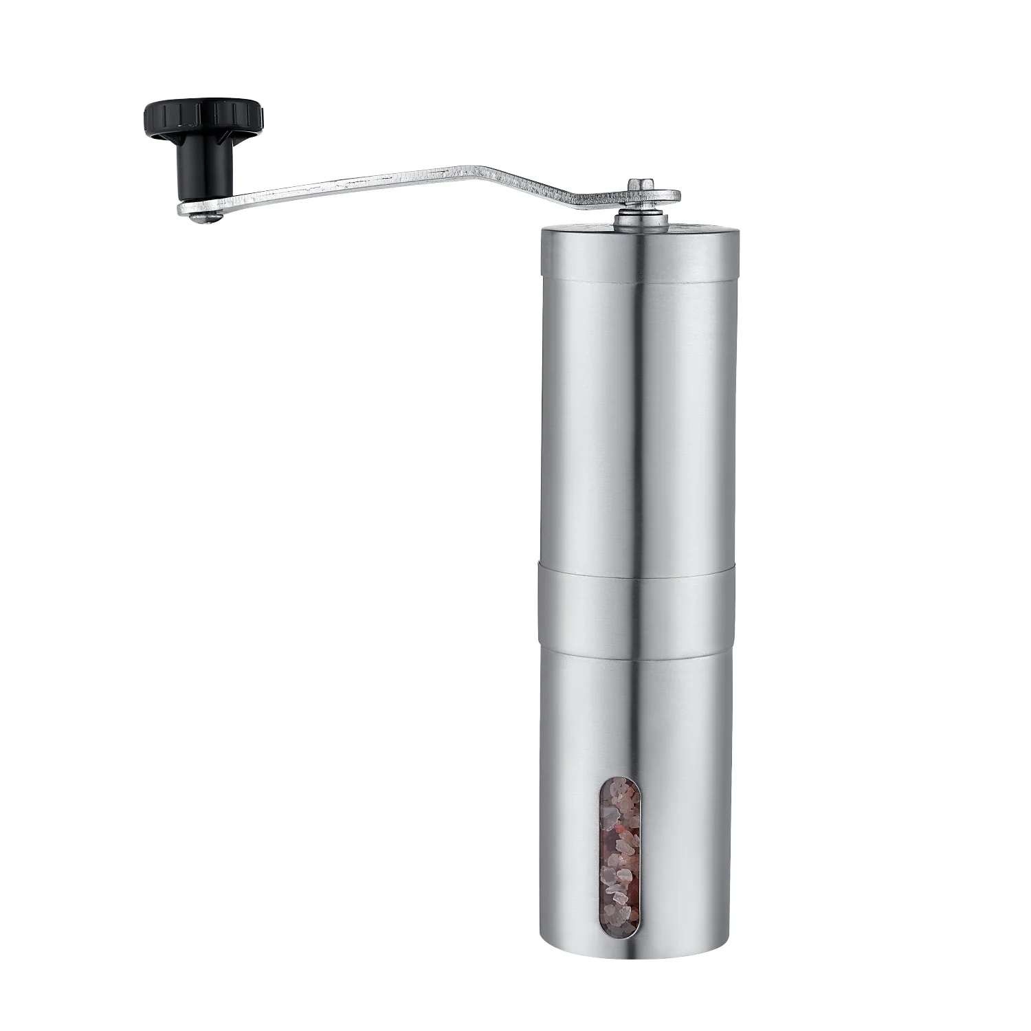 Small Manual Coffee Bean Grinder Stainless Steel Manual Coffee Machine For Outdoor Camping Travel Hiking Backpacking