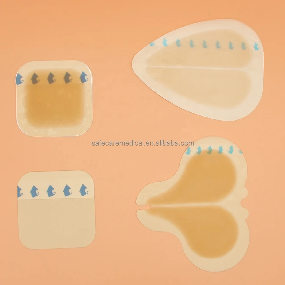 Hydrocolloid Wound Dressing for Advanced Wound Care Ulcer Bedsore Burn Ultra Thin with Border Sacral
