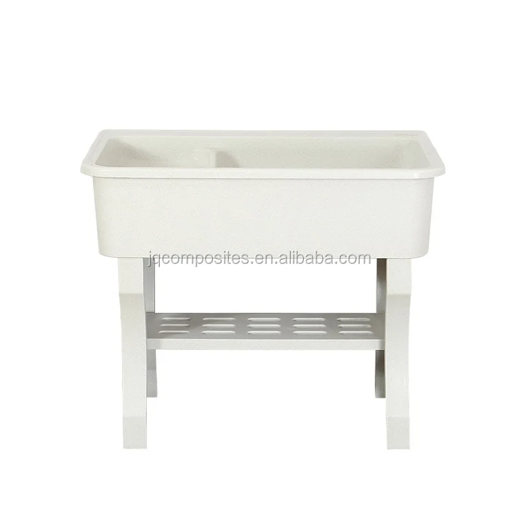 JQ-L880 кварцевая раковина для белья с одним/двойным дренажом