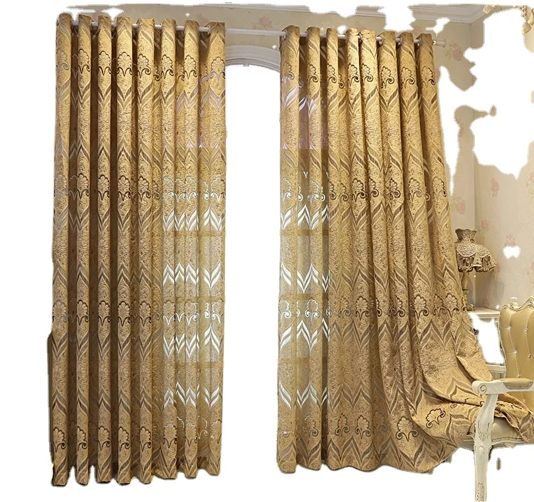 Selling best  High-grade  luxury living room bedroom finished custom curtains