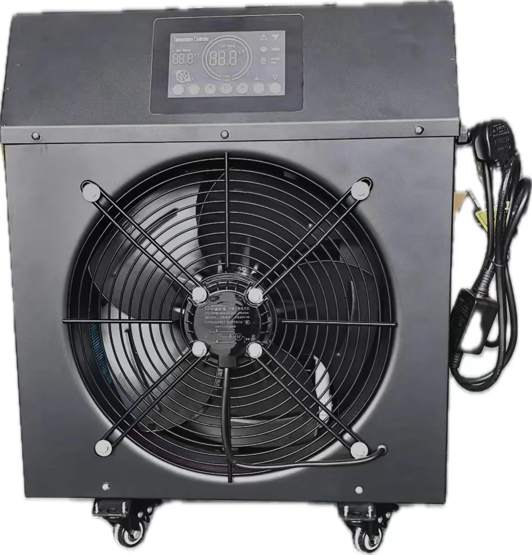 Hot Sell 1/2HP 3/4HP 1HP 2HP Ice Bath Cold Plunge Chiller Cooling System Water Cooled Water Chiller With Heater