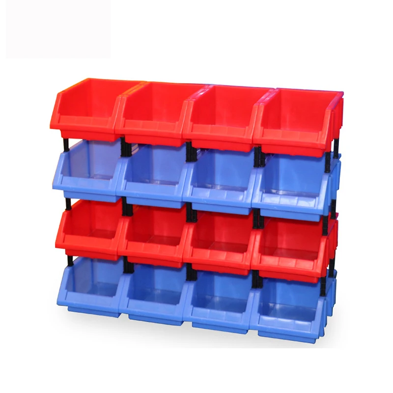 Warehouse Storage Bin Plastic Stackable Storage Box Picking Tools Bin Spare Parts Rack Box For Small Accessories