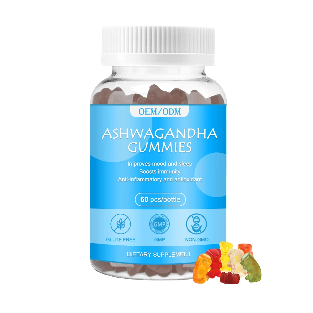 Durlevel Supply Ashwagandha Vitamin D Gummy Provides Energy Ashwagandha Ksm Gummies