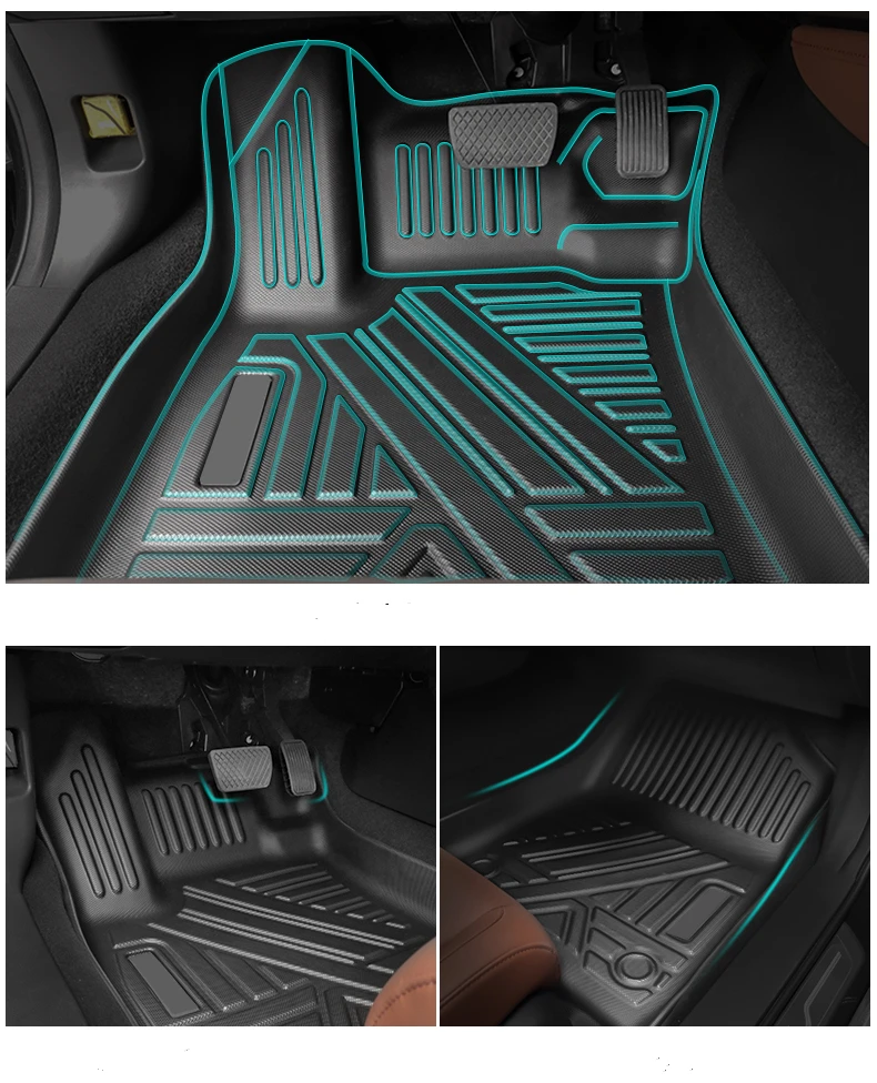 F-PACE car mat Odorless friendly all weather TPE car floor liners car carpet