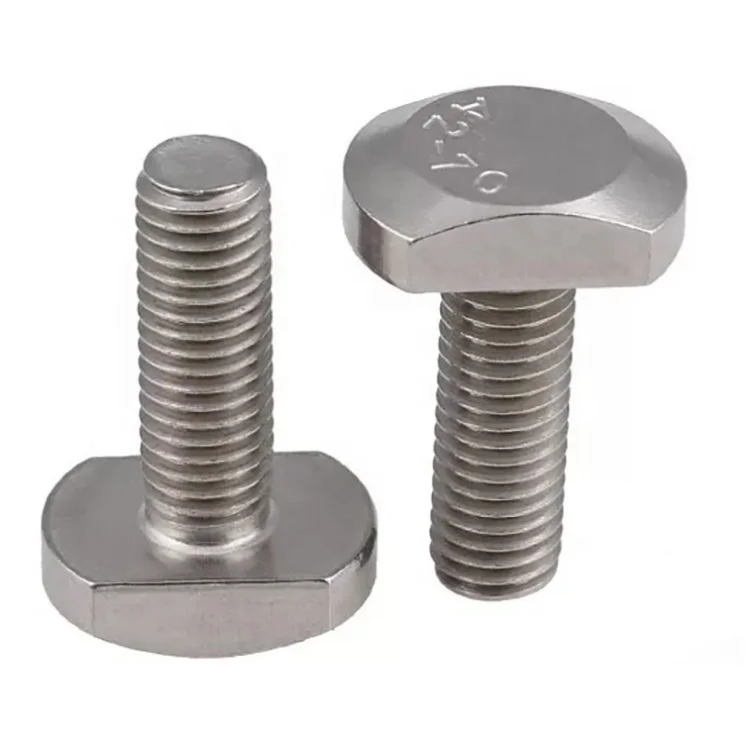 GB37 T-head bolts Stainless Steel T-head Bolts T-bolt GB37 /T-groove non-standard customized stainless steel fastener screw