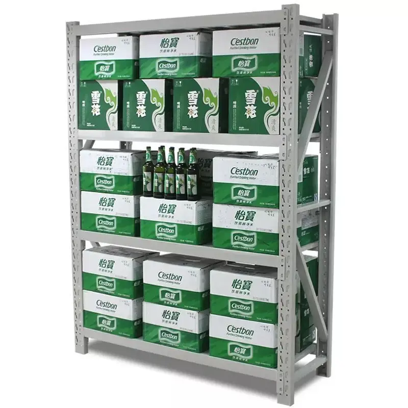 industrial shelves Warehouse storage rack Stacking Racks boltless racking shelves steel shelving medium duty warehouse rack