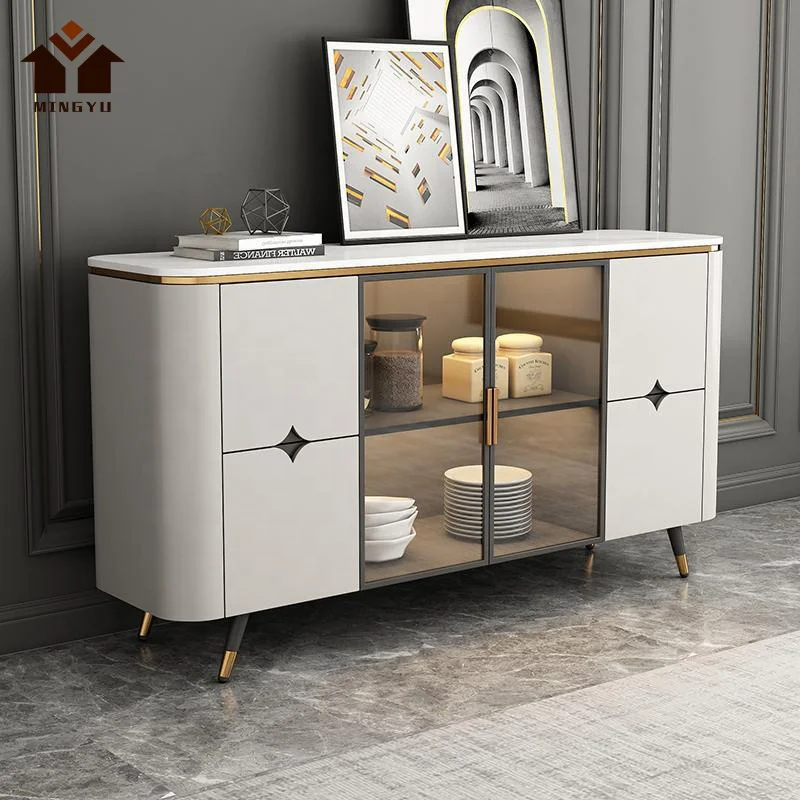 High Fashion Hallway Stainless Steel Console Table Glass Hotel Gold Frame Entry Table Marble Altar Table