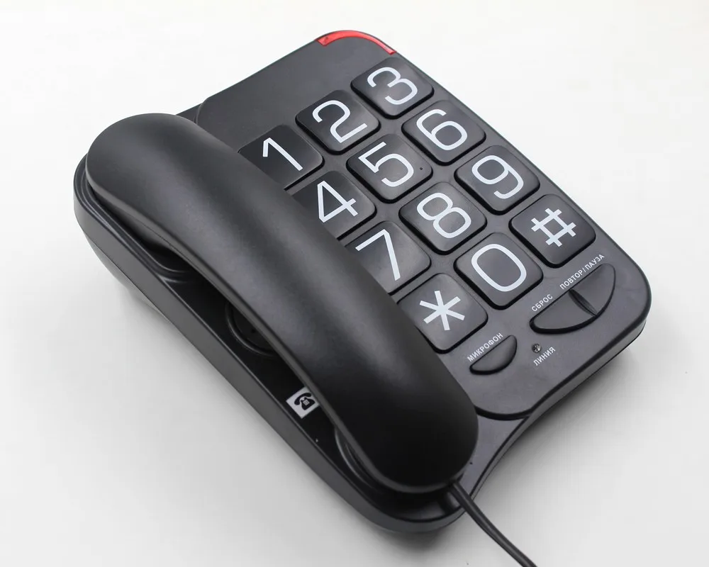 Big button number telephone landline corded phone for elderly house