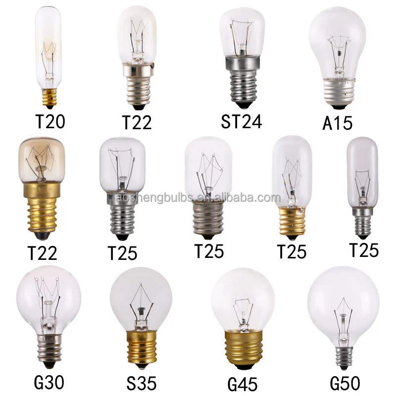 T16 Equipment Bulb T5 Incandescent Bulb tubular incandescent oven refrigerator light lamp  E14 equipment indicator lamp