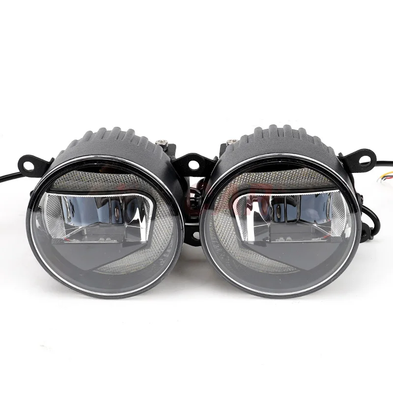 IPHCAR M701 90MM LED Fog Light with Daytime Running Light Universal for 12V Car