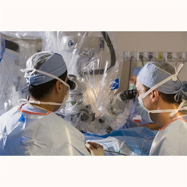 Customized OEM Equipment Drapes Microscope Cover for Leica M500 with 3 Binoculars and a Camera