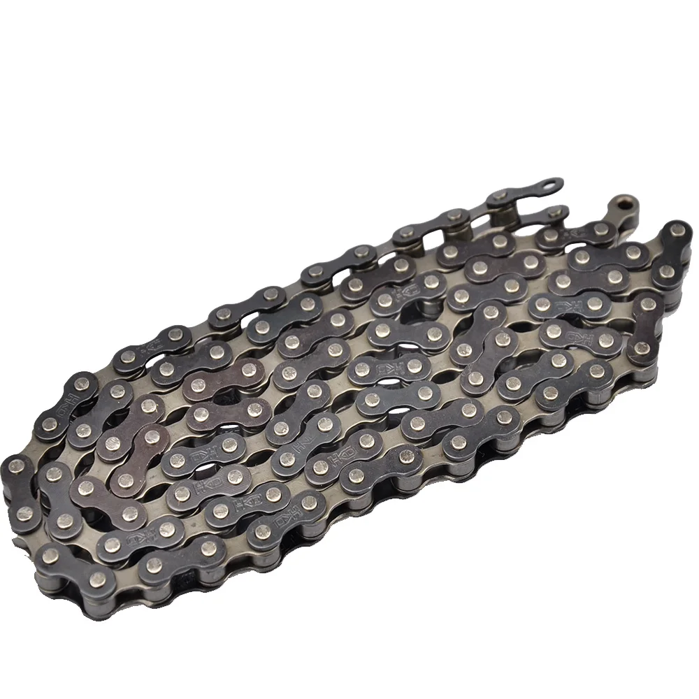 Double Color Bike Chain 6/7/8 Speed Cadena De Bicicleta 1/2 x 3/32 Inch 116 Links for MTB Mountain Bicycle E-Bike