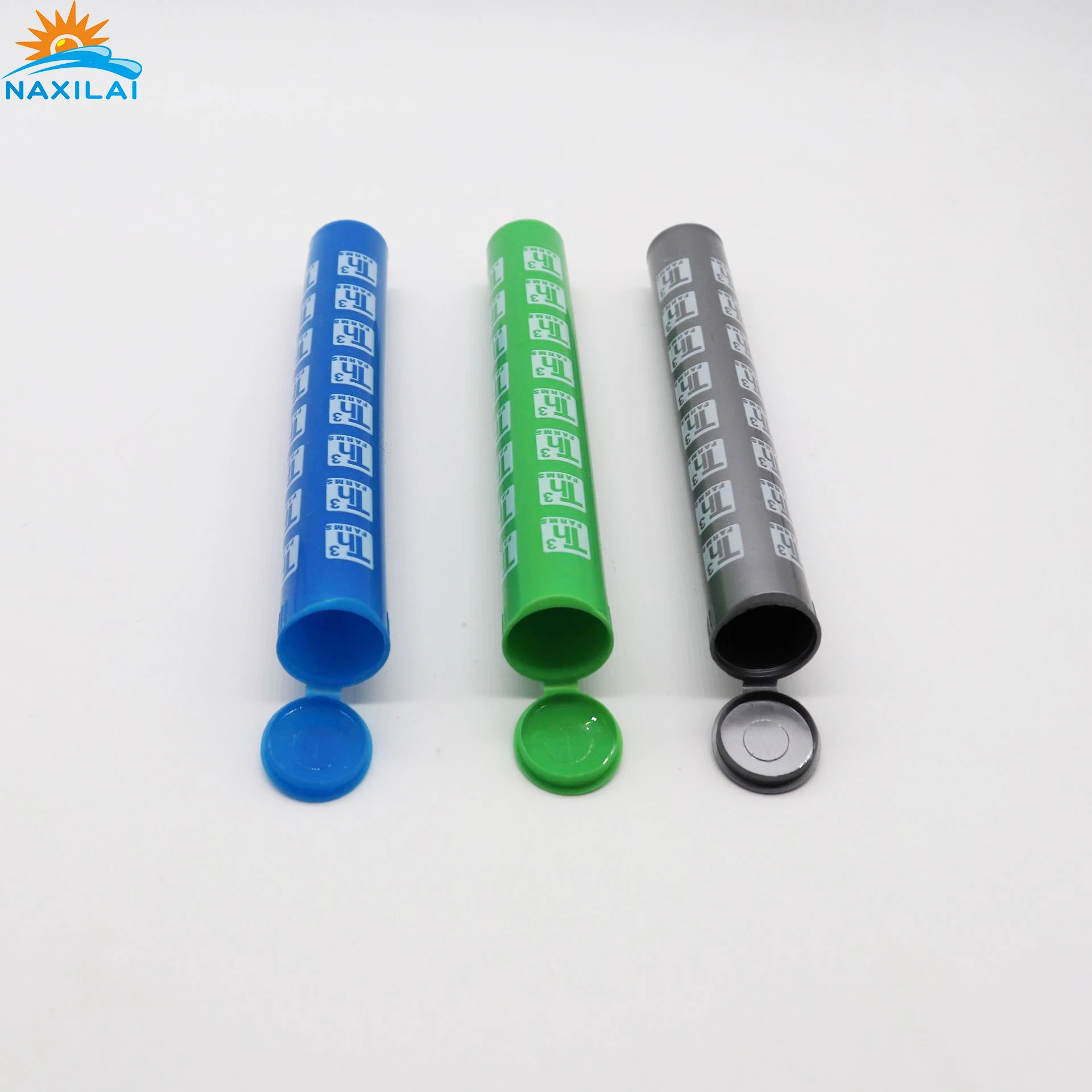 
NAXILAI Customized Featured Portable Medicine Packaging Tube Cigar Tobacco Moisture-proof Plastic Packaging Tube 