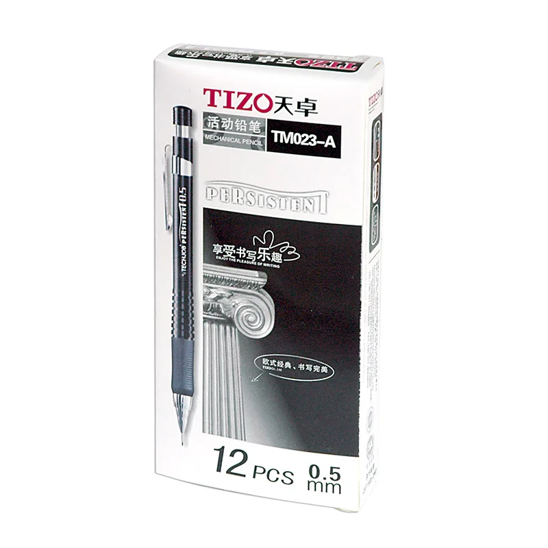 Mechanical Pencil Set With Case 0.5MM HB Luxury for Children Learning Stationery