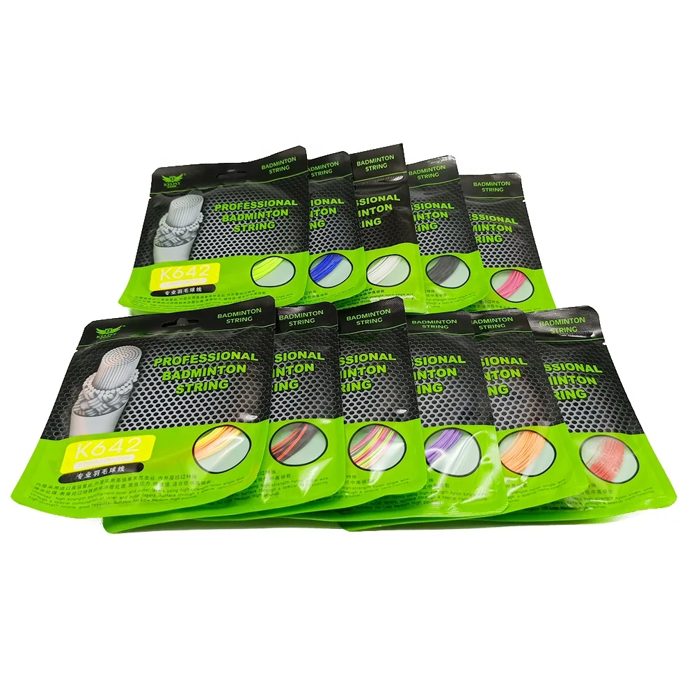 Factory Most Favorable Competitive Price Good Tension 0.7 10m Customized Badminton String