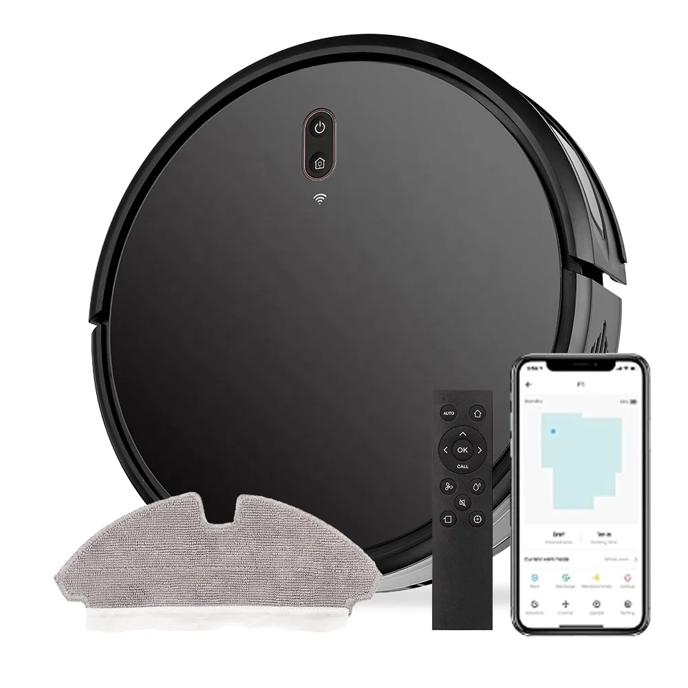 Wholesale Robotic Automatic Mop Robot Vacuum Cleaner with WiFi 2 in 1 Vacuum and Mop Performance Similar Laser Robot Vacuum